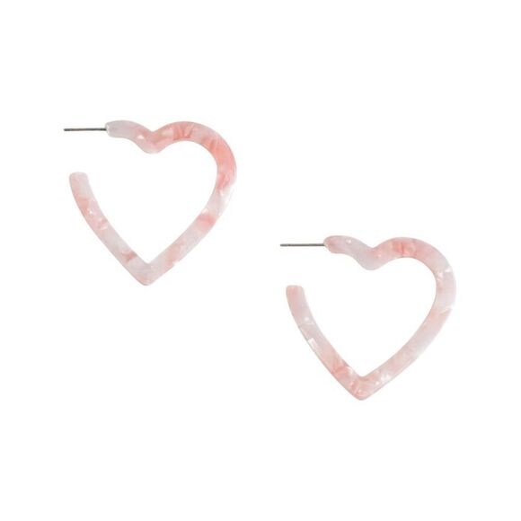 Roller Rabbit Emory Heart Earrings NWT - Picture 1 of 3